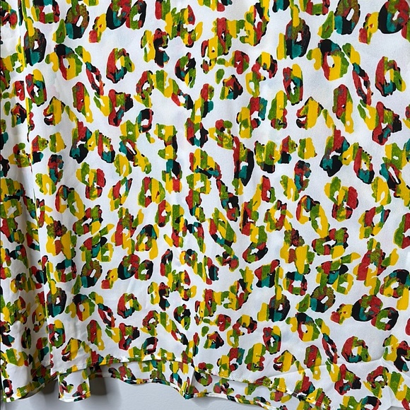 Caramela Whitley Multicolor Abstract Print Oversized Top Size Medium NWT - Picture 3 of 12